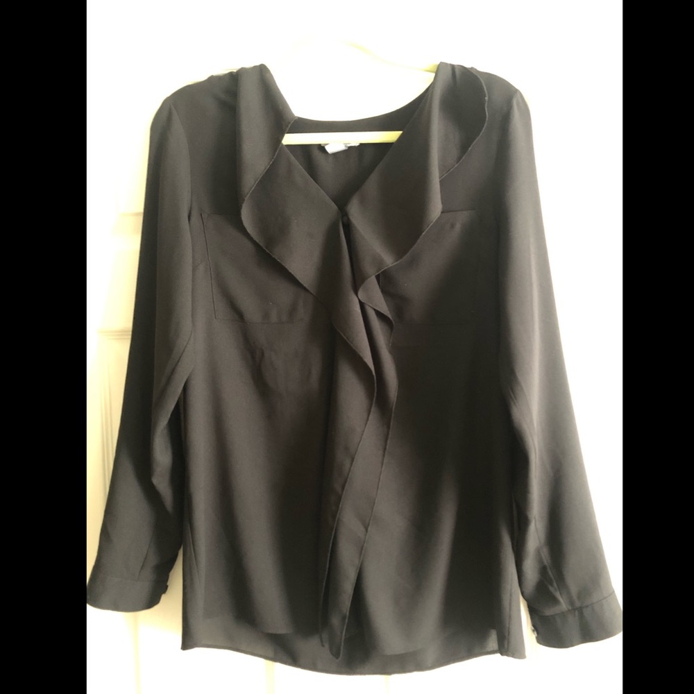 DKNY black blouse